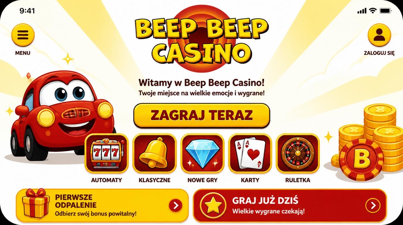 Kilku graczy patrzy na ekran telefonu z aplikacją kasyna, wyraźne menu i oferta „Pierwsze odpalenie” widoczna na ekranie